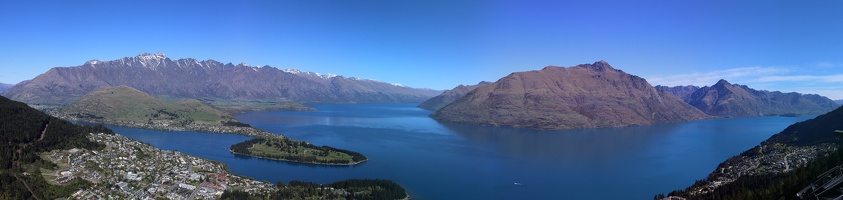 Queenstown Lake Wakatipu Panorama